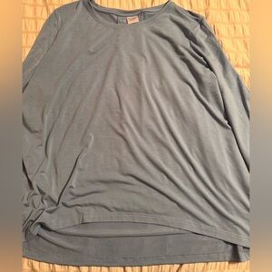 Athleta Slate Blue Long Sleeve Top